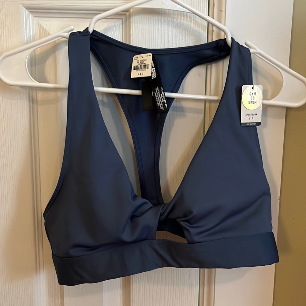 Pink size L sports bra- new with tags